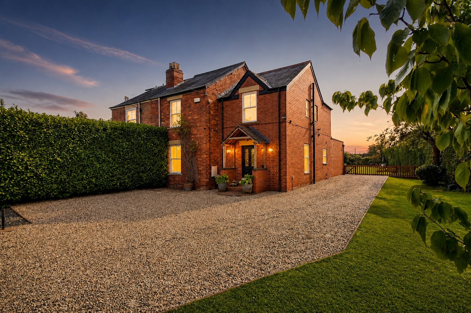 Brookview — a red-brick Victorian home behind electric gates, Cheltenham